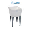 Laundry Tub 24x20 Floor Mount in White