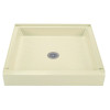 32-in L x 32-in W x 4.5-in H Shower Base in Bone