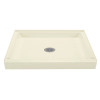 32-in L x 48-in W x 4.5-in H Shower Base in Biscuit