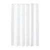 24073 Breathable Shower Curtain 84-in x 84-in in White
