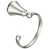 6in Single Post Towel Ring in Brushed Nickel