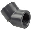 450633 3/4 THD 45 ELL PVC 80, Thread 45 Degrees  Elbow FPT x FPT - PVC Schedule 80, 4506-3-3  - Box of 25