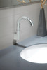 0.35 GPM Wall-Mount Electronic Touchless Sensor Bathroom Faucet Spout in Polished Chrome