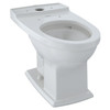Elongated Universal Height Toilet Bowl with CeFiONtect in Colonial White