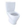 0.9 GPF Two Piece Elongated Toilet with Dual Max Flush System in Cotton