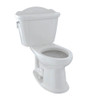 1.6 GPF Two-Piece Whitney Toilet with Elongated Bowl and Tank in Colonial White