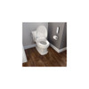 Elongated Washlet with Lid, Temperature Control and Heated Seat in Cotton