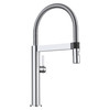 1-Handle Pull-Down Kitchen Faucet in Chrome