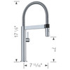 1-Handle Pull-Down Kitchen Faucet in Satin Nickel