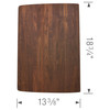 18.75-in L x 13.375-in W Wood Cutting Board in Walnut 18.75-in L x 13.375-in W Wood Cutting Board in Walnut