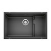 18.125-In X 28.75-In Single-Basin Granite Undermount Residential Kitchen Sink in Anthracite