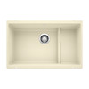 18.125-In X 28.75-In Single-Basin Granite Undermount Residential Kitchen Sink in Biscuit