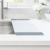 17.25-in L x 10.625-in W Glass Cutting Board in White