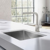 25-In X 18-In Single-Basin Stainless Steel Undermount Residential Kitchen Sink in Satin