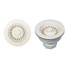4-1/2-in Diameter Fixed Post Sink Strainer in Biscuit