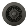 Disposal Flange Insert and Strainer Fits Over Existing Insinkerator Disposal Flange in Cafe Brown