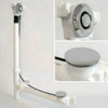 Waste and Overflow with flexible neck, 33-in, in Chrome