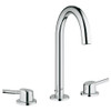 2021700A Concetto 8" Widespread Two-Handle L-Size Bathroom Faucet in StarLight Chrome
