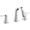 2041800A Grandera 8-in Widespread Two-Handle S-Size Bathroom Faucet in StarLight Chrome