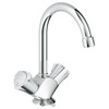 21337001 Costa L Single-Hole Two-Handle Bathroom Faucet in StarLight Chrome