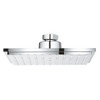 26468000 Euphoria Cube 150 1-Spray Shower Head with 1.75 gpm Flow in StarLight Chrome