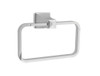 Rectangular Towel Ring in Polished Chrome