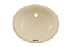 17-in Undermount Bathroom Sink with Overflow and SanaGloss Ceramic Glaze in Bone