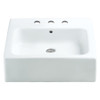 19-7/8-in Vessel Sink with Overflow and SanaGloss Ceramic Glaze in Cotton 19-7/8-in Vessel Sink with Overflow and SanaGloss Ceramic Glaze in Cotton