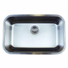 18-in x 28-in Stainless Steel Kitchen Sink Kit, Refined Brushed Finish