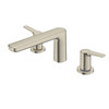 TBG03201U#BN Three-Hole Roman Tub Filler Trim in Brushed Nickel