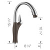 Kitchen Faucet With Pull-Down Spray 1.5 gpm in Cafe Brown/Stainless