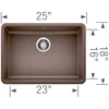 18-in x 25-in Granite 5.5-in Deep Kitchen Sink, in Cafe Brown