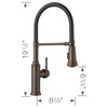 Semi-Pro Kitchen Faucet 1.5 gpm in Oil Rubbed Bronze