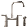 62525LF-SS Deck Mounted Kitchen Faucet in Brilliance Stainless
