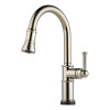 64025LF-PN Deck Mounted Kitchen Faucet in Polished Nickel