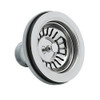 Perrin and Rowe Basket Strainer less Pop-Up in Polished Chrome
