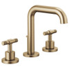 65335LF-GLLHP Widespread Lavatory Faucet Less Handles in Luxe Gold Finish, 1.5gpm Flow Rate