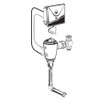 1.0 GPF Concealed Flush Valve for Back Spud Urinal