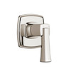Single Handle Diverter Valve Trim Kit with Lever Handle in Polished Nickel