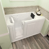 2848.105.CLW 28-in. x 48-in. Walk-In Air Spa and Whirlpool Massage Bathtub with Left-Hand Drain in White