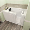 2848.105.CRW 28-in. x 48-in. Walk-In Air Spa and Whirlpool Massage Bathtub with Right-Hand Drain in White
