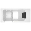 28-in. x 48-in. Walk-In Air Spa and Whirlpool Massage Bathtub with Left-Hand Drain in White