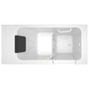 28-in. x 48-in. Walk-In Air Spa and Whirlpool Massage Bathtub with Right-Hand Drain in White