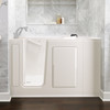 2848.609.CLL 28-in. x 48-in. Walk-In Air Spa and Whirlpool Massage Bathtub with Left-Hand Drain and Tub Faucet in Linen