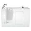 2848.609.CLW 28-in. x 48-in. Walk-In Air Spa and Whirlpool Massage Bathtub with Left-Hand Drain and Tub Faucet in White