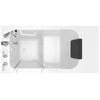 2848.609.CLW 28-in. x 48-in. Walk-In Air Spa and Whirlpool Massage Bathtub with Left-Hand Drain and Tub Faucet in White