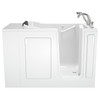American Standard 2848.609.CRW 28-in. x 48-in. Walk-In Air Spa and Whirlpool Massage Bathtub with Right-Hand Drain and Tub Faucet in White