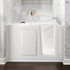 American Standard 2848.609.CRW 28-in. x 48-in. Walk-In Air Spa and Whirlpool Massage Bathtub with Right-Hand Drain and Tub Faucet in White