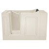 30-in. x 51-in. Walk-In Air Spa and Whirlpool Massage Bathtub with Left-Hand Drain in Linen