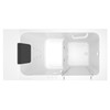 30-in. x 51-in. Walk-In Air Spa and Whirlpool Massage Bathtub with Right-Hand Drain in White
